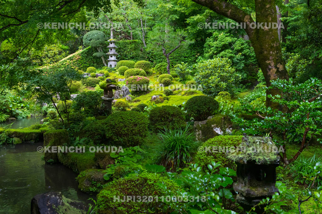 京都府　三千院の聚碧園