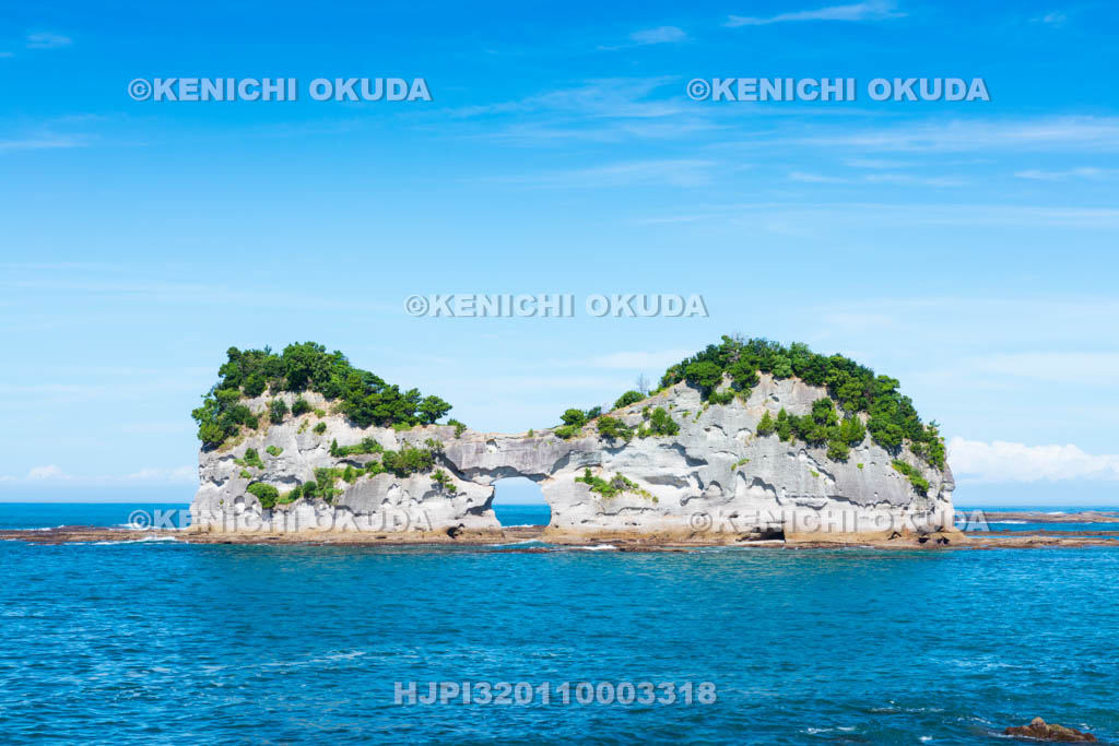 和歌山県　円月島