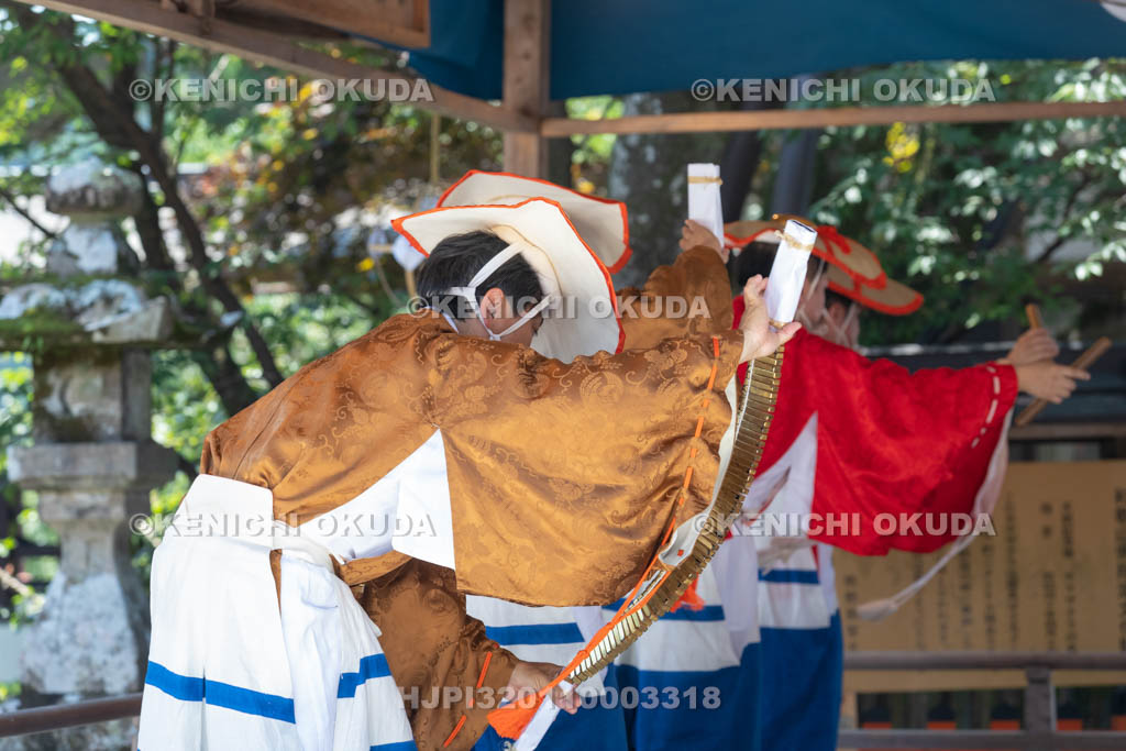 和歌山県　那智の扇祭り　那智田楽