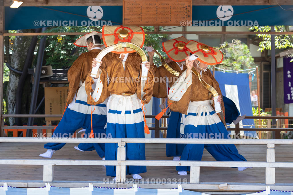 和歌山県　那智の扇祭り　那智田楽