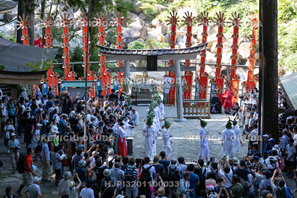 和歌山県　那智の扇祭り　田刈式