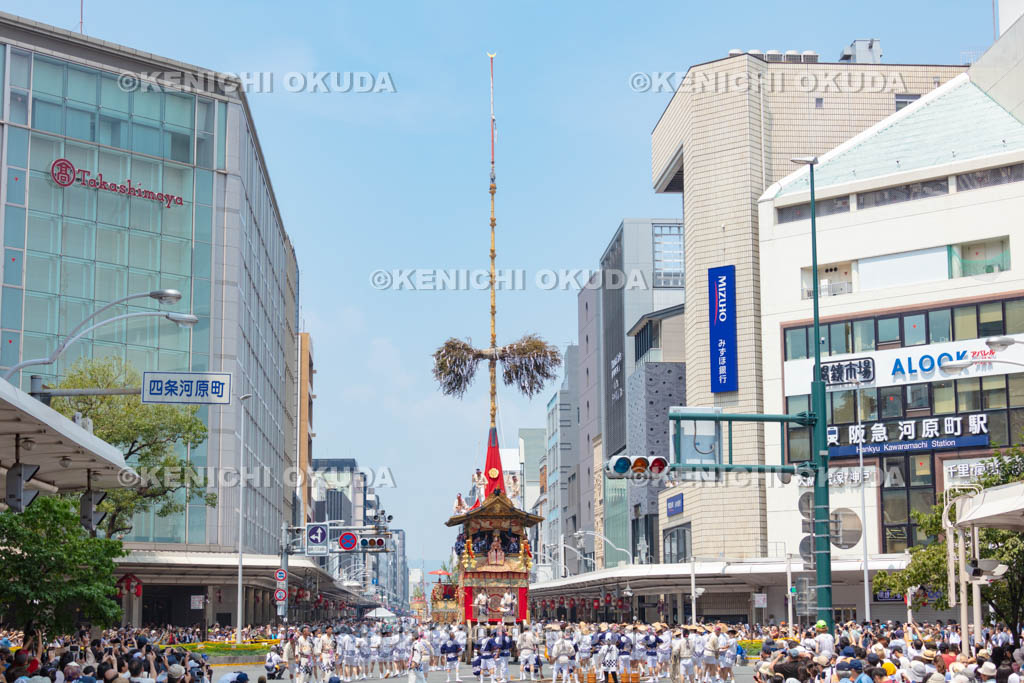 京都府 祇園祭の山鉾巡行(前祭) 月鉾