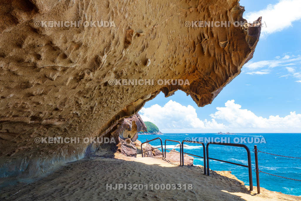 三重県　鬼ヶ城　鬼の見張場付近