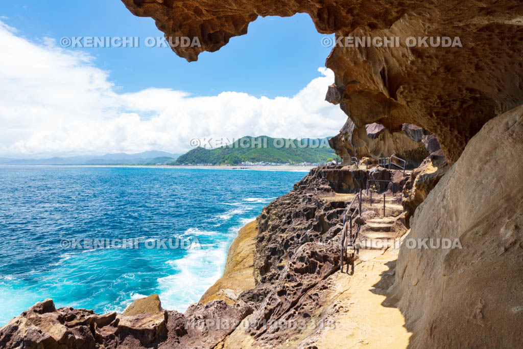 三重県　鬼ヶ城　鬼の見張場付近