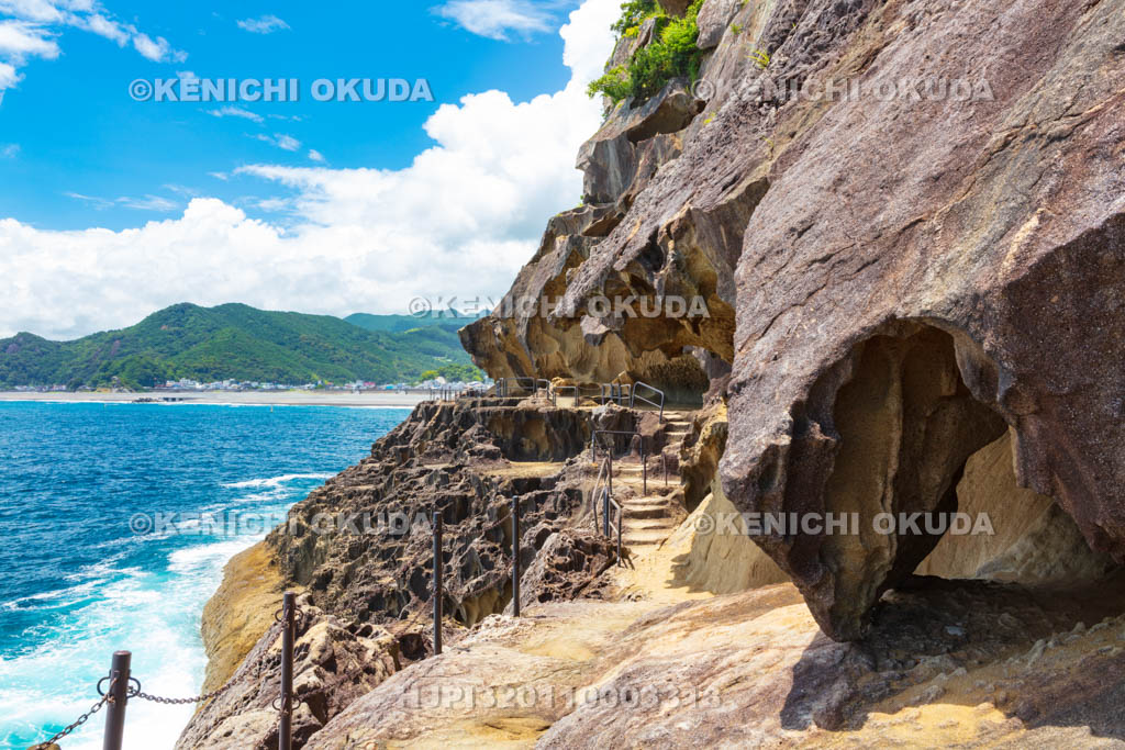 三重県　鬼ヶ城　鬼の見張場付近