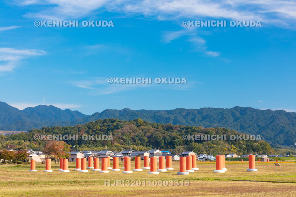 奈良県　藤原京の大極殿院閤門跡
