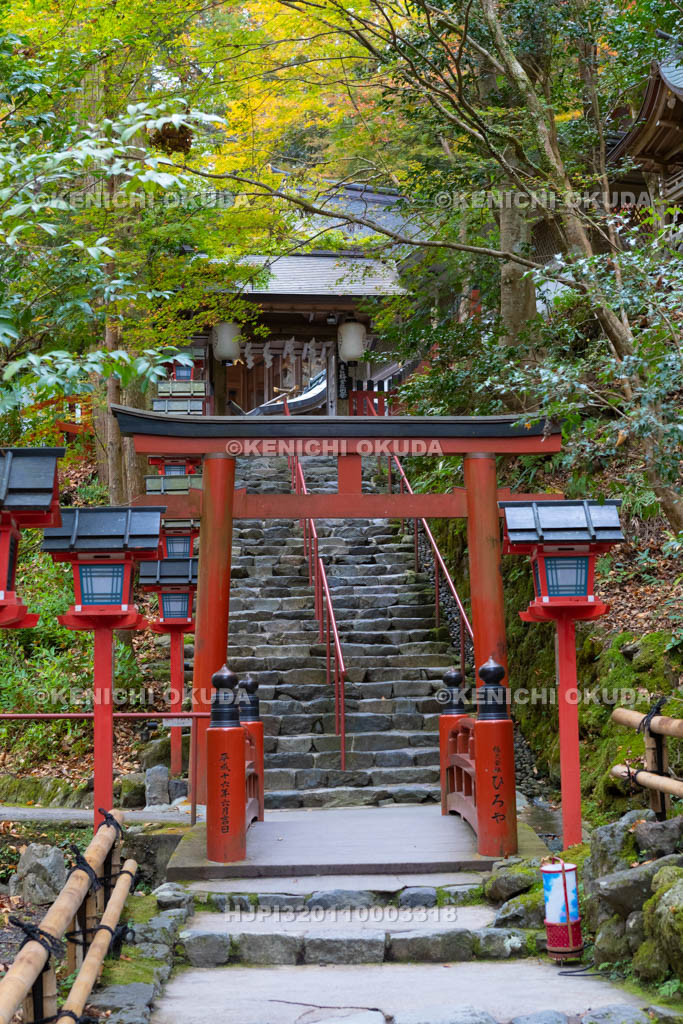 京都府 貴船神社 本宮の北参道