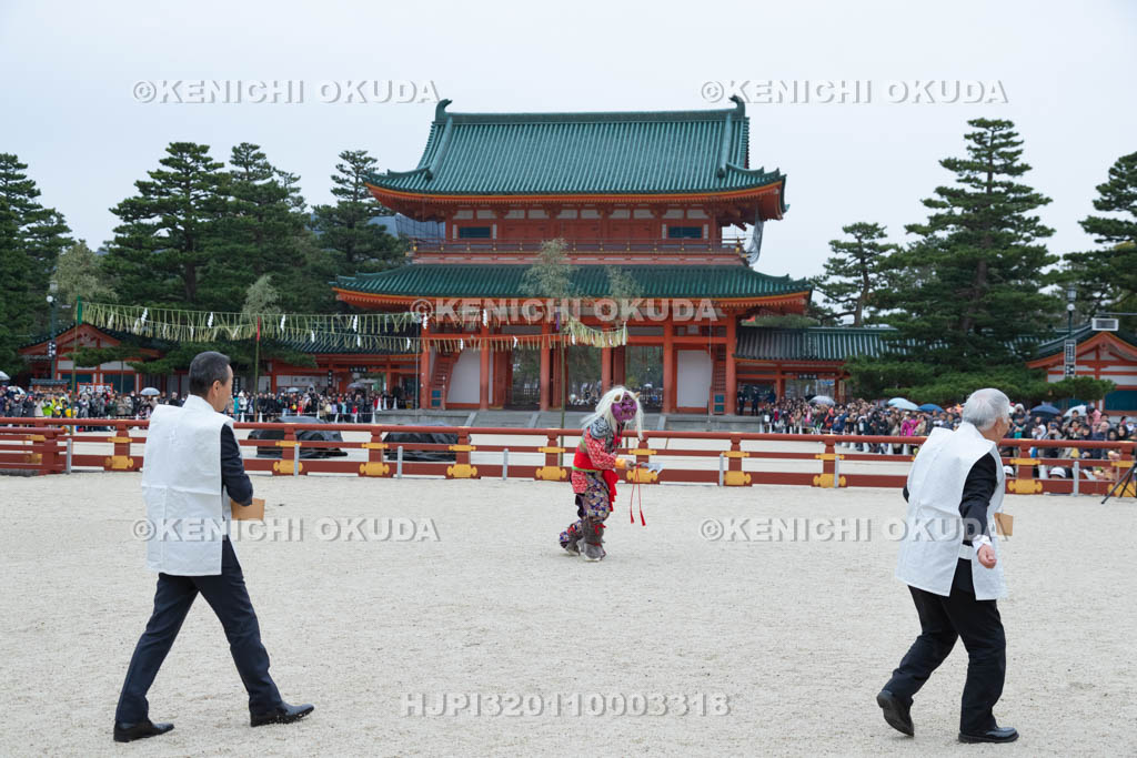 京都府 平安神宮節分祭 鬼やらい