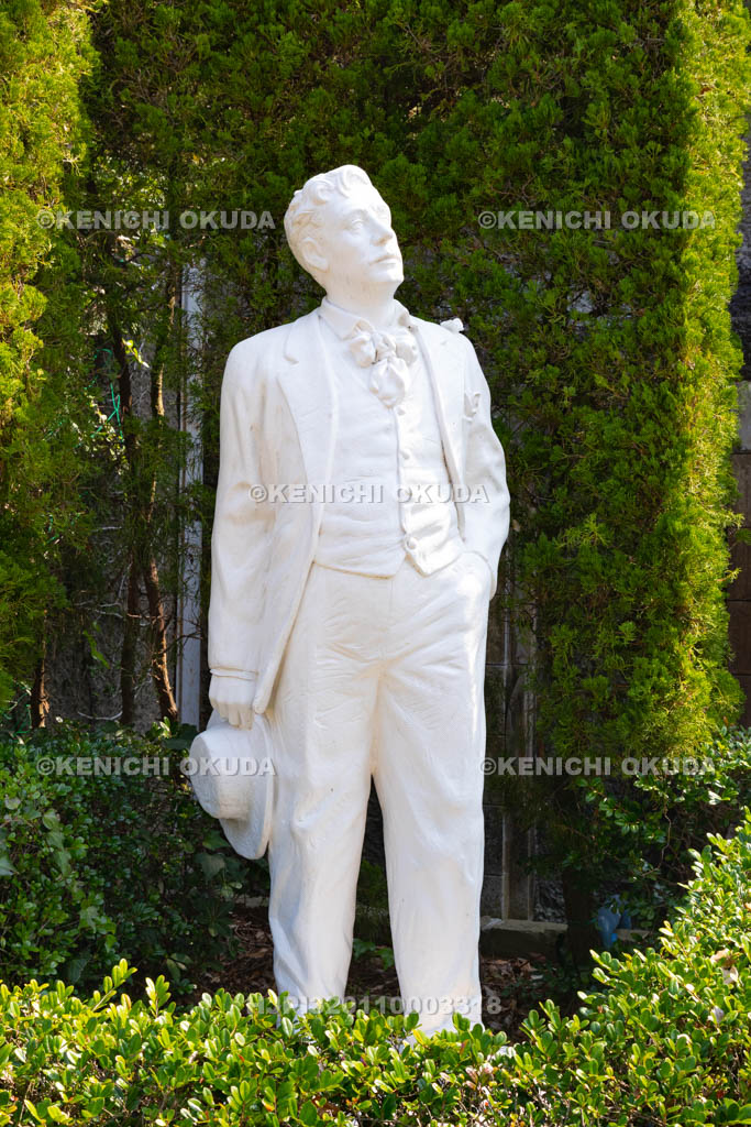 長崎県 グラバー園 ジャコモ・プッチーニ像