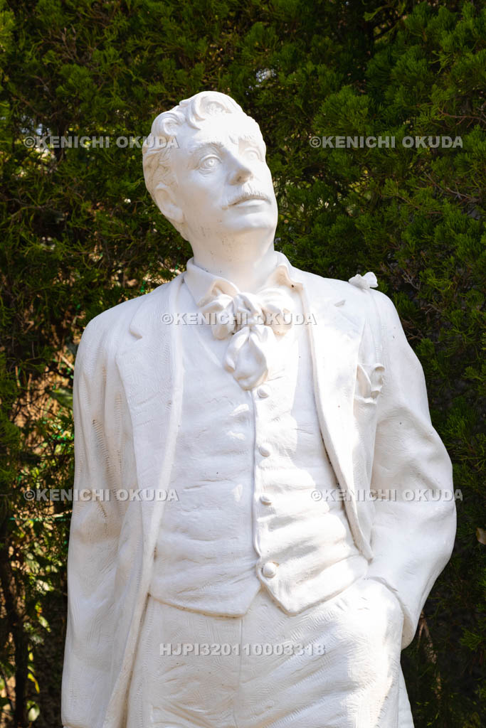 長崎県 グラバー園 ジャコモ・プッチーニ像