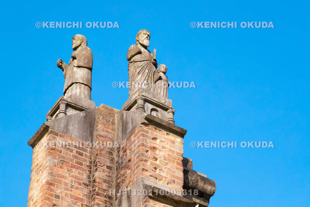 長崎県 平和公園 被爆した旧浦上天主堂の遺構