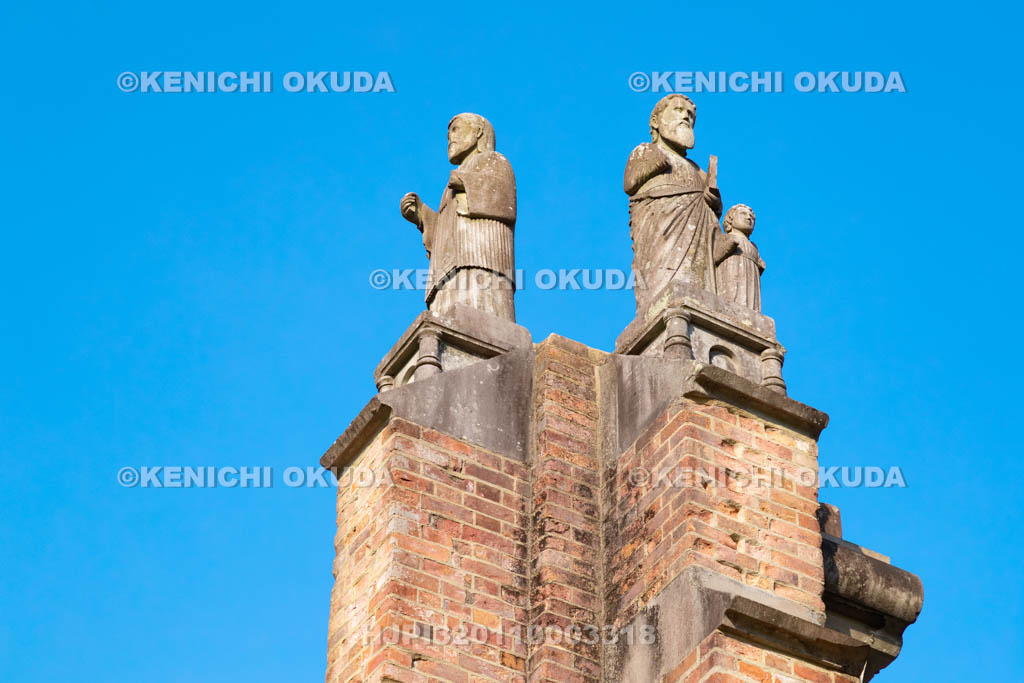 長崎県 平和公園 被爆した旧浦上天主堂の遺構