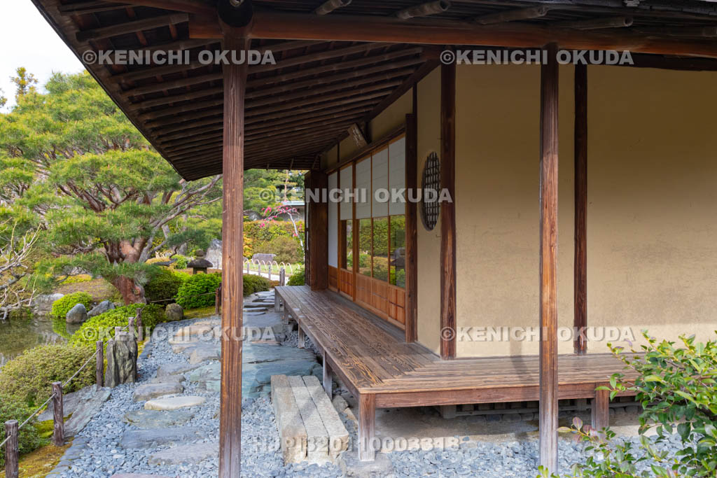 京都府　城南宮　神苑の楽水軒