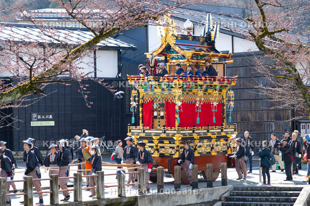 岐阜県 春の高山祭 崑崗台