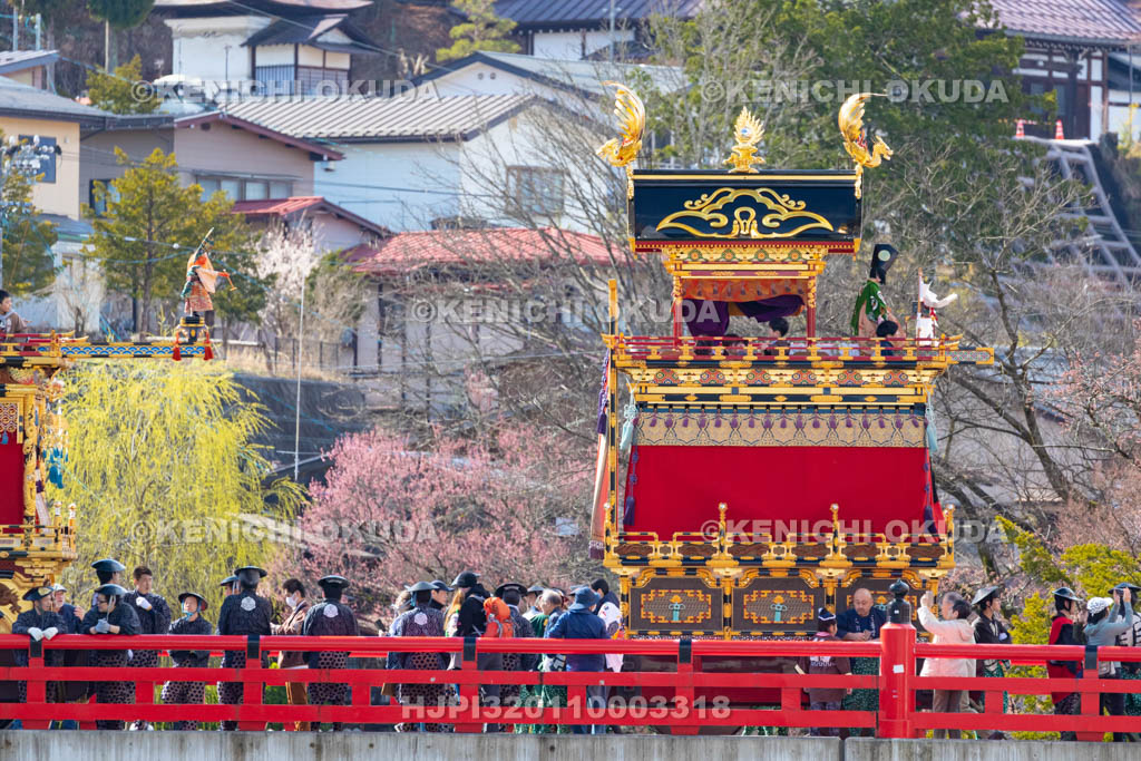 岐阜県 春の高山祭 中橋と三番叟