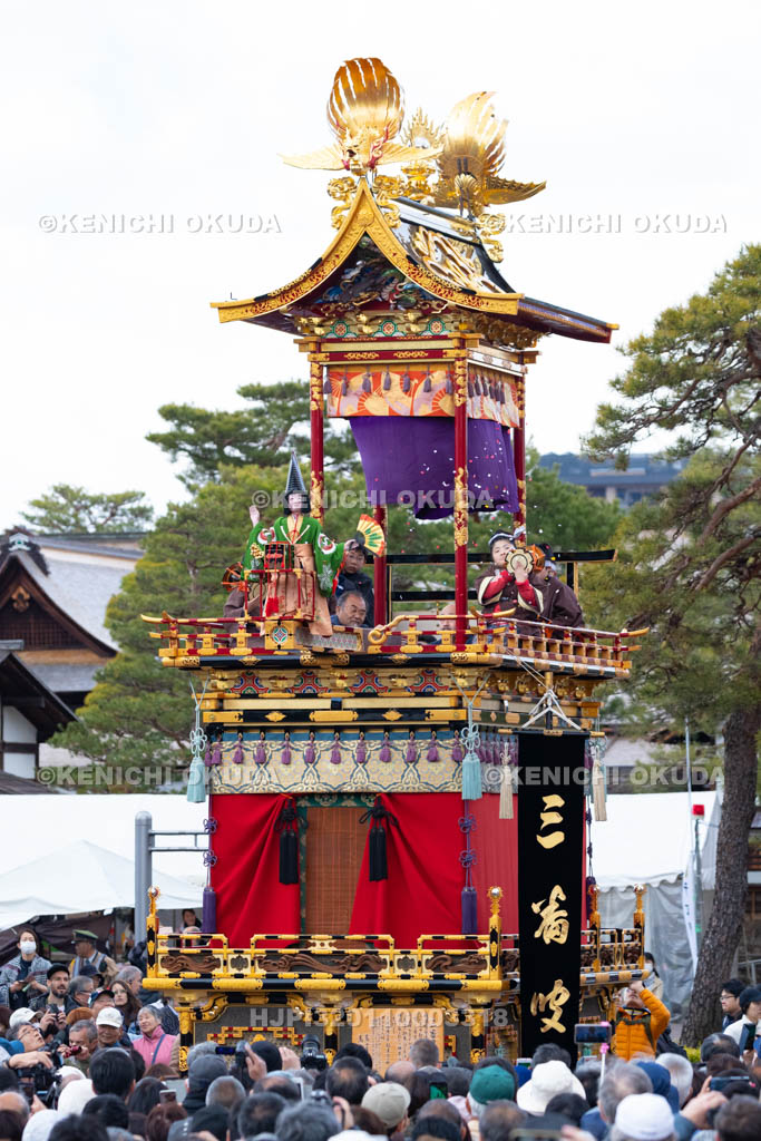 岐阜県　春の高山祭　三番叟のからくり奉納