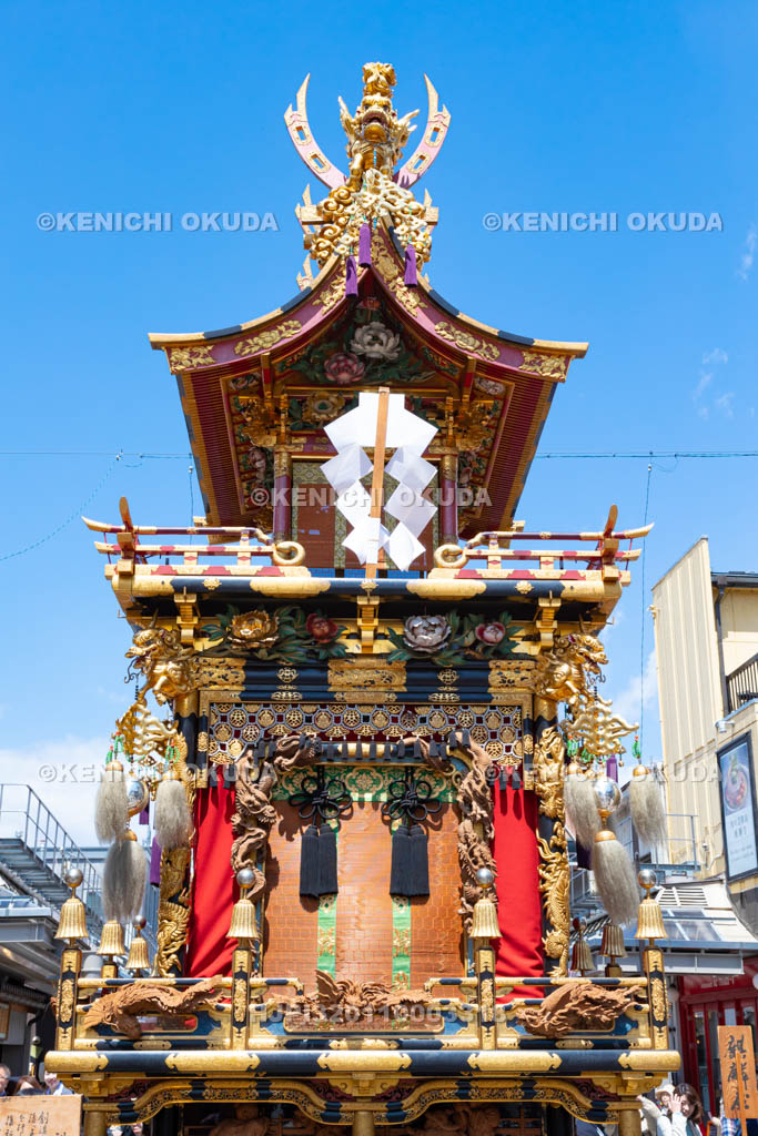 岐阜県　春の高山祭　麒麟台