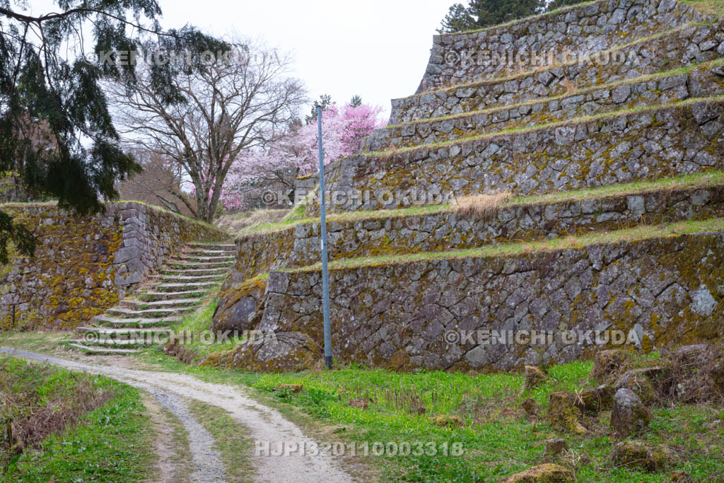 岐阜県 岩村城 六段壁