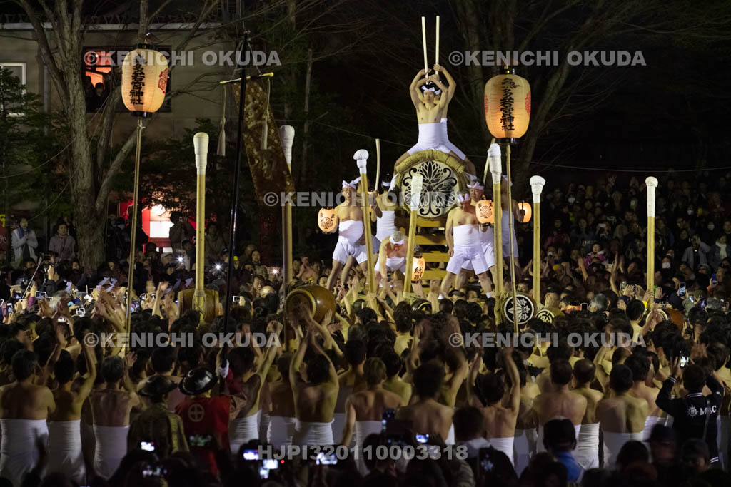 岐阜県　古川祭　起し太鼓