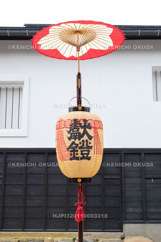 岐阜県　飛騨古川　町並みと古川祭の献燈　