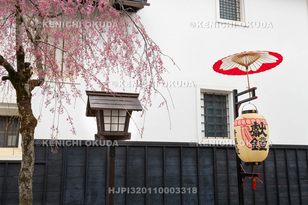 岐阜県　飛騨古川　町並みと古川祭の献燈　