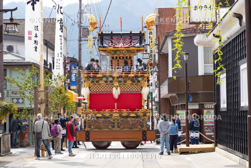 岐阜県　古川祭　鳳凰台　