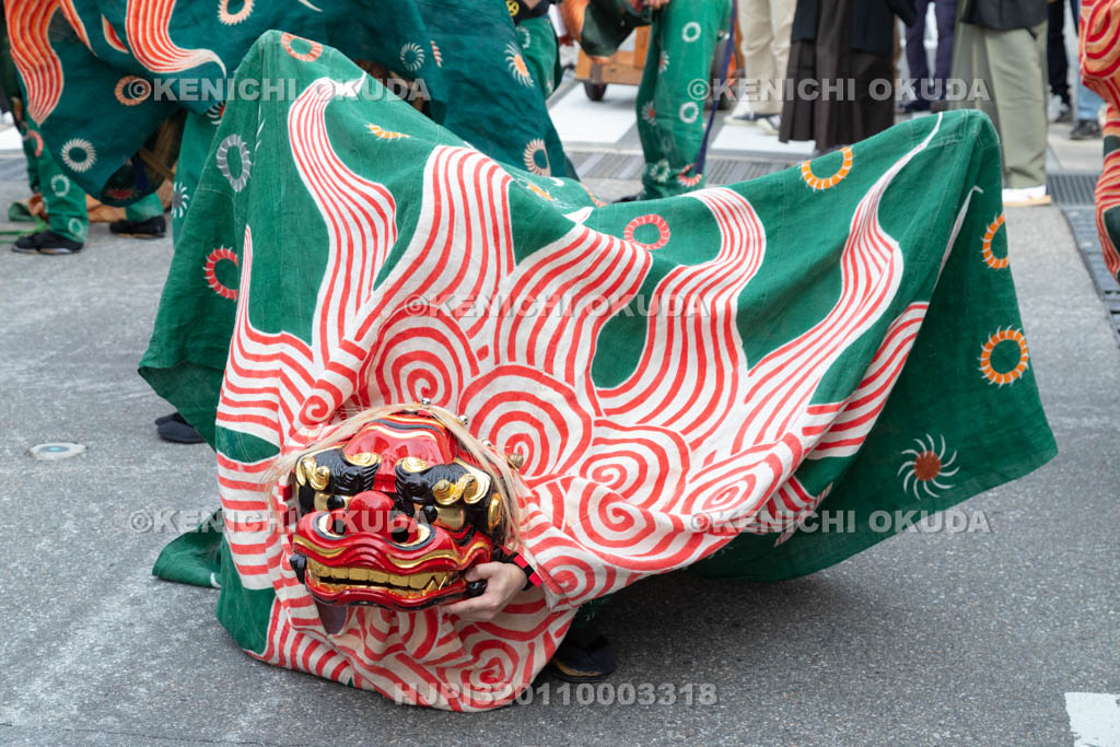 岐阜県　古川祭　獅子舞
