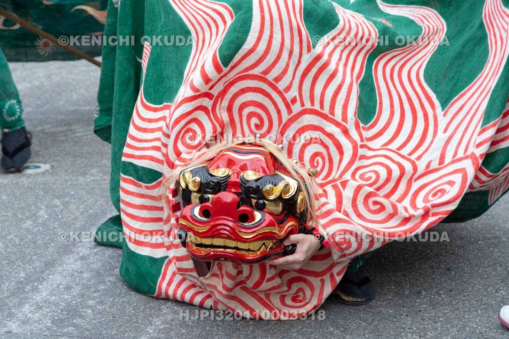 岐阜県　古川祭　獅子舞