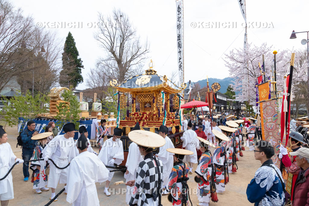 岐阜県　古川祭　神輿行列