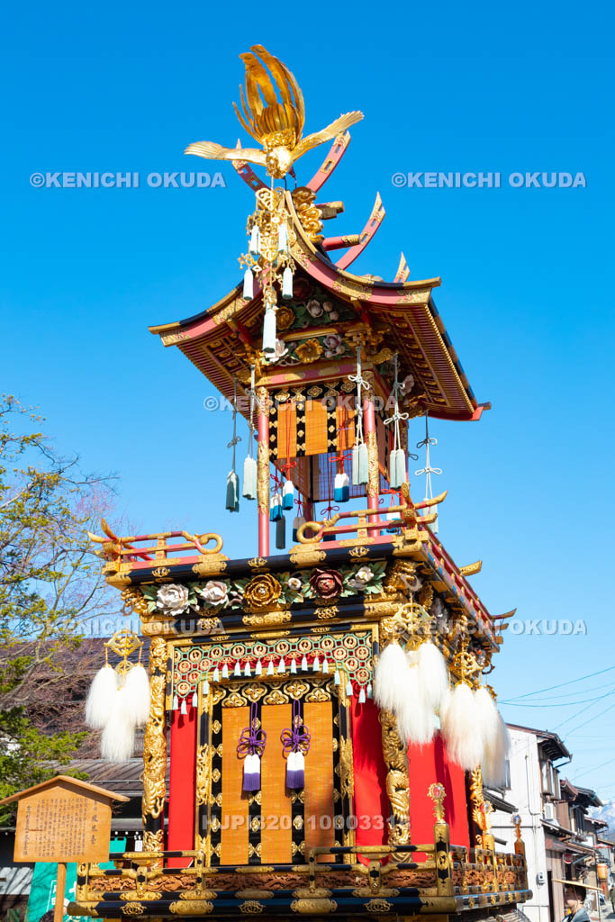 岐阜県　古川祭　鳳凰台
