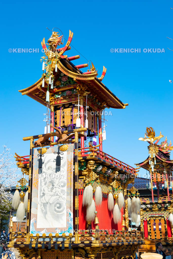 岐阜県　古川祭　麒麟台