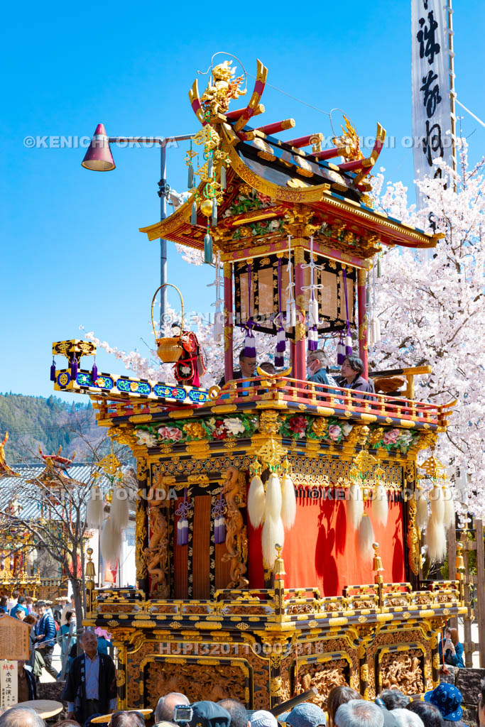 岐阜県　古川祭　麒麟台　からくり奉納