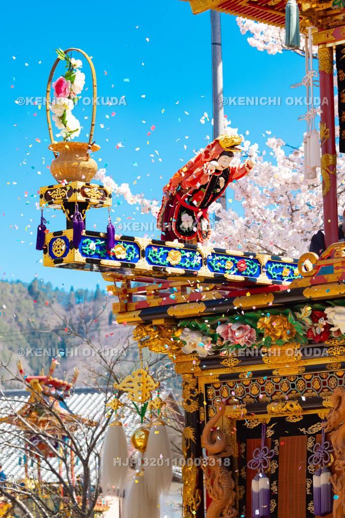 岐阜県　古川祭　麒麟台　からくり奉納