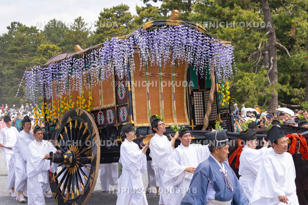 京都府　葵祭　路頭の儀　御所車