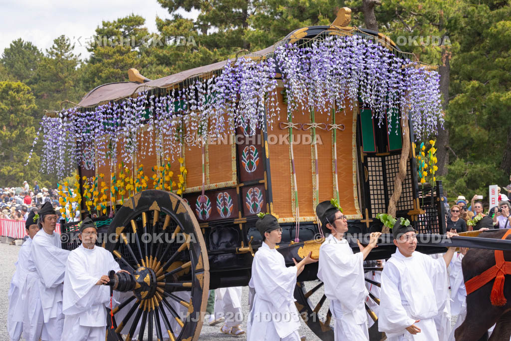 京都府　葵祭　路頭の儀　御所車