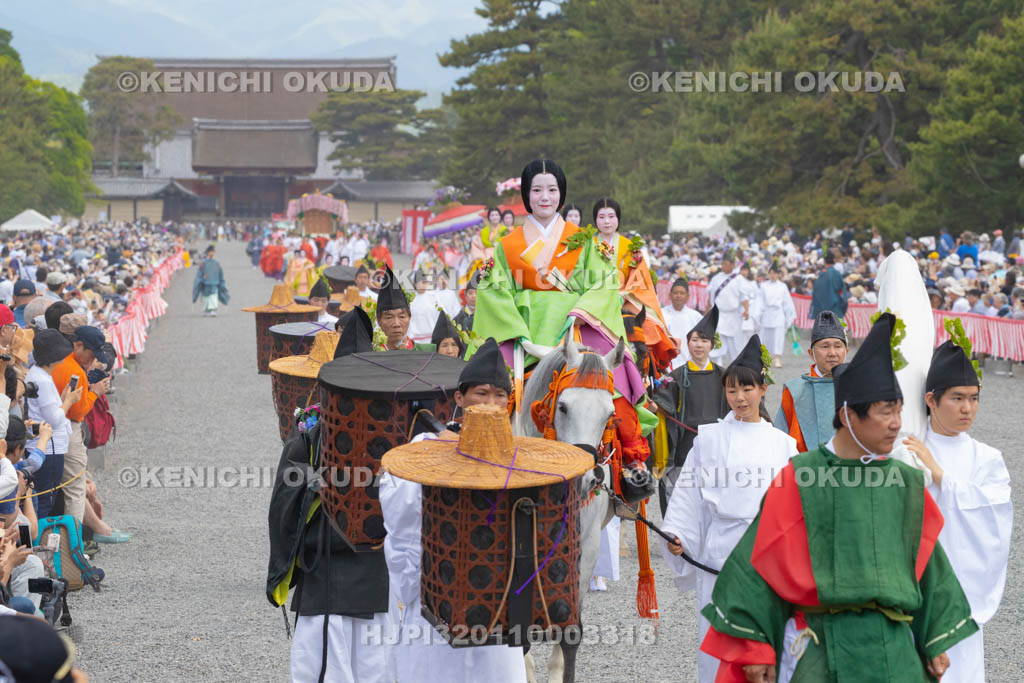 京都府　葵祭　路頭の儀　騎女他