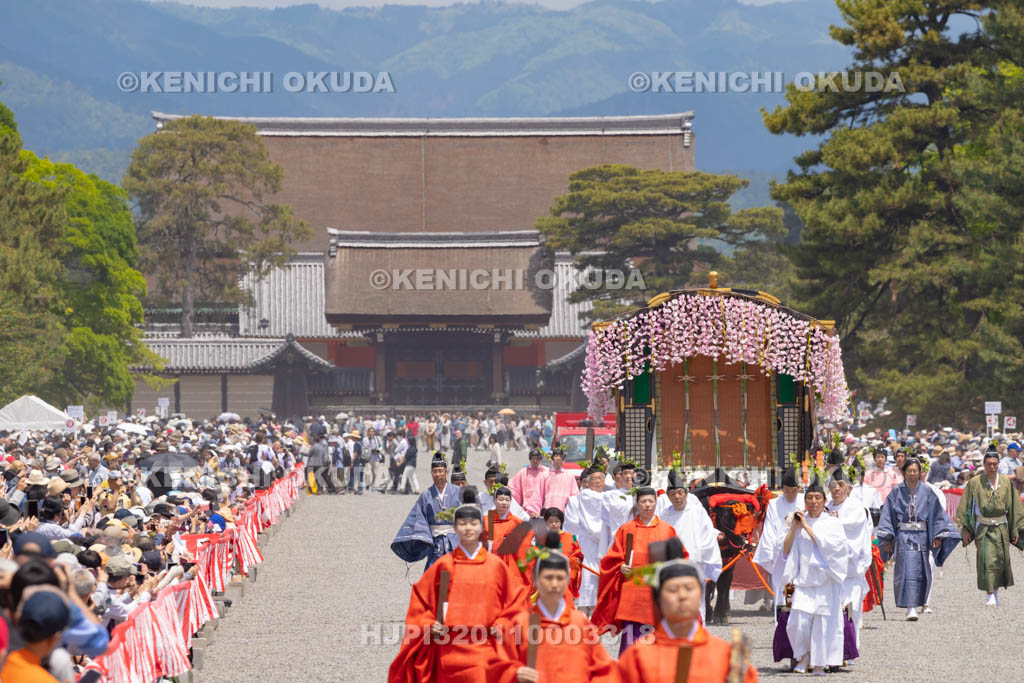 京都府　葵祭　路頭の儀　御所車