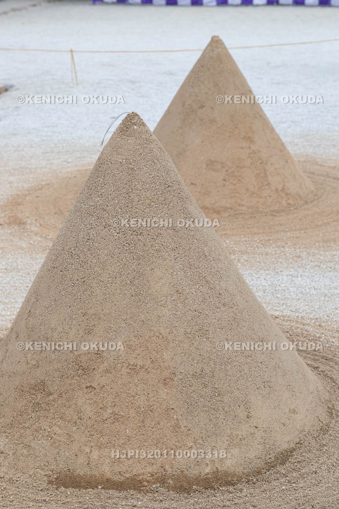 京都府　上賀茂神社　立砂