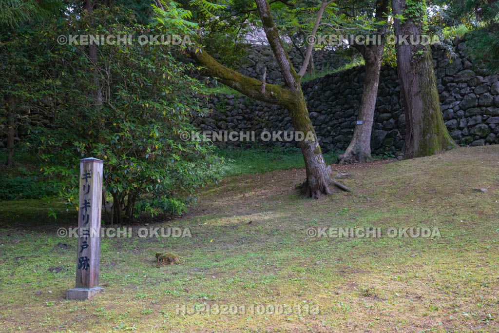 島根県　松江城　ギリギリ井戸跡