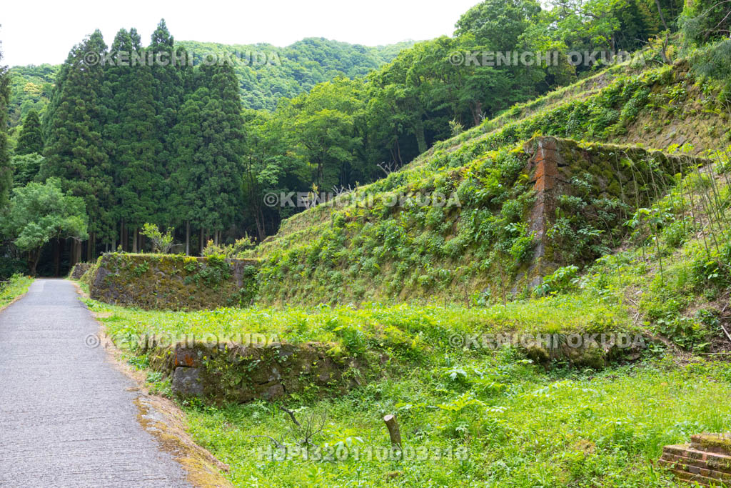 島根県　石見銀山　清水谷精錬所跡付近