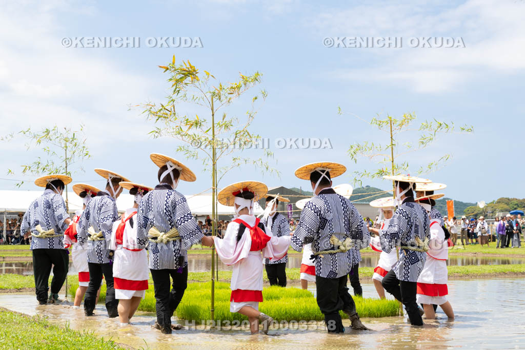 三重県 磯部の御神田