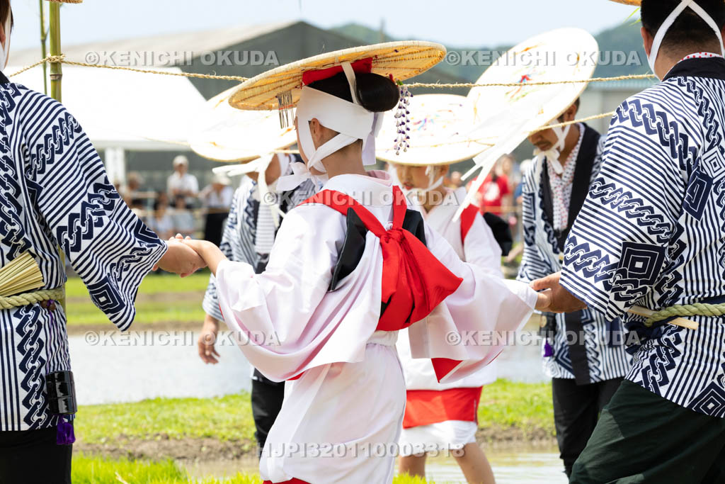 三重県　磯部の御神田