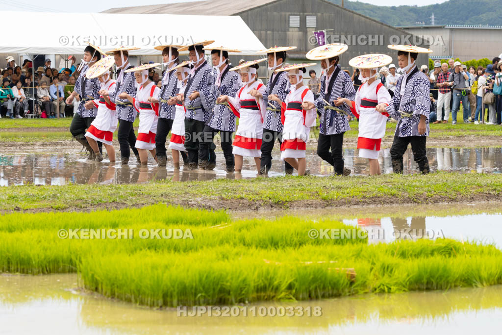 三重県　磯部の御神田