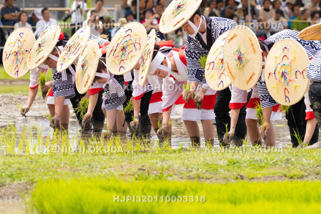 三重県　磯部の御神田