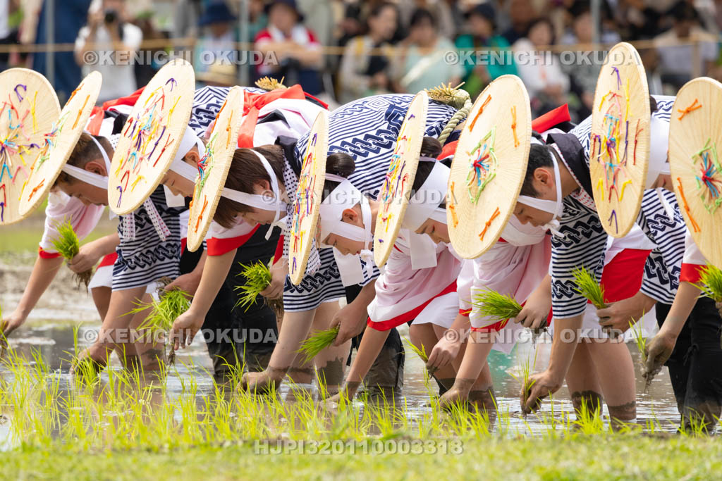 三重県　磯部の御神田