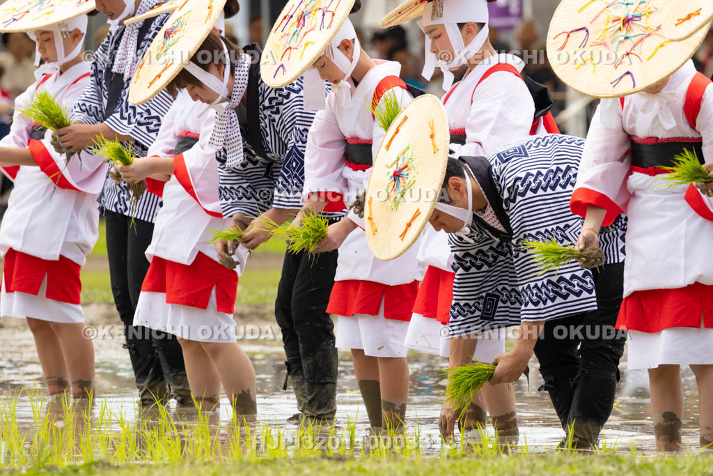 三重県　磯部の御神田