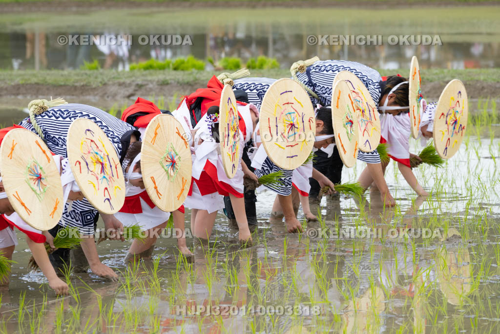 三重県　磯部の御神田