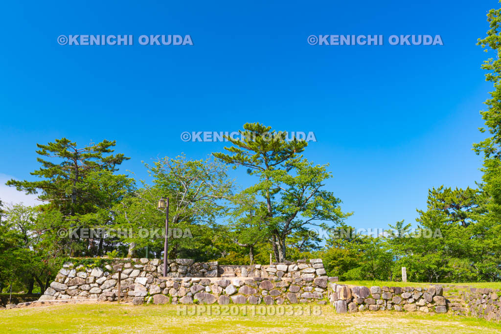 三重県　松坂城　天守閣跡　敵見櫓跡
