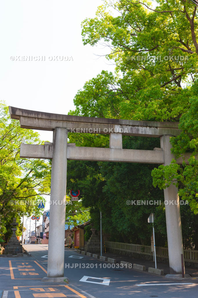 大阪府　枚岡神社　石鳥居