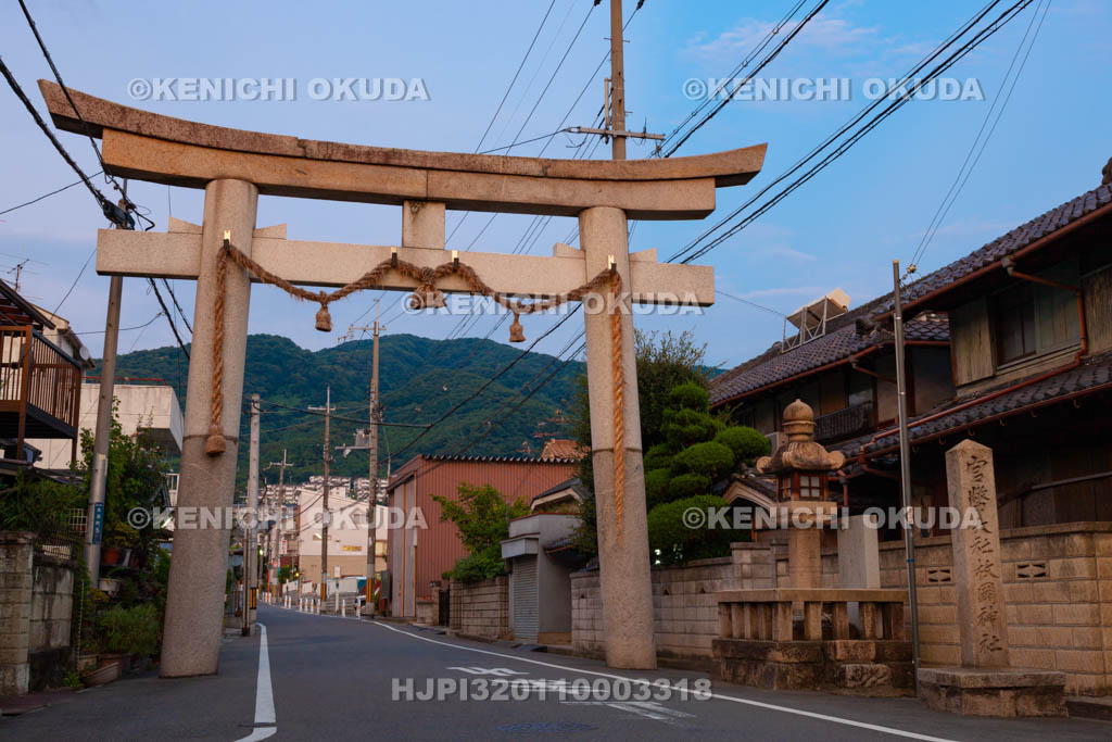 大阪府　枚岡神社　一の鳥居